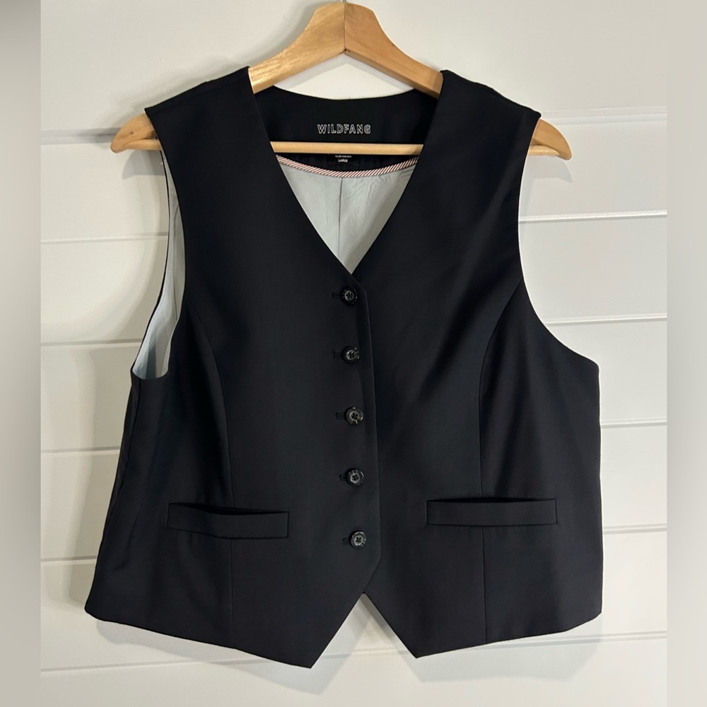 Wildfang Empower Vest in Black Size LG